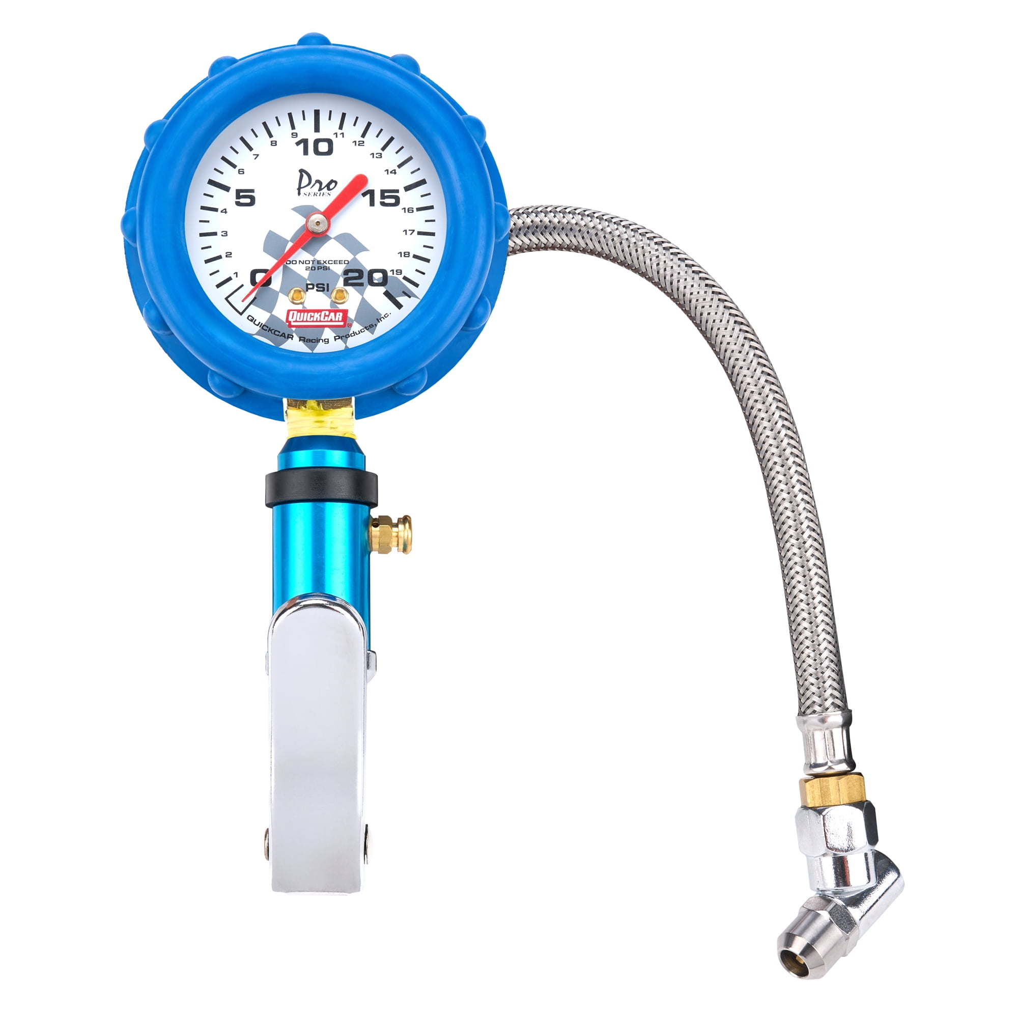 Quickcar Racing Products 56-220 Tire Inflator & Gauge 0-20 psi Analog White Face