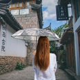 thumbnail image 4 of Clear Canopy Automatic Open Foldable Umbrella, 4 of 5