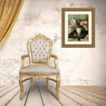 thumbnail image 3 of Jacques-Émile Blanche 20x24 Gold Ornate Framed and Double Matted Museum Art Print Titled - Flowers in a Vase, 3 of 4