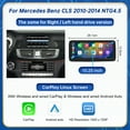 thumbnail image 3 of 10.25' CarPlay Touch Screen Android Auto Car Stereo For Mercedes Benz CLS 2010-2014 NTG 4.5/4.7 Bluetooth Siri Navigation, 3 of 7