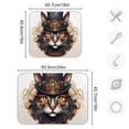thumbnail image 3 of Cat Head Hat Machine Lion Dish Drying Mat Dish Drainer Rack Mats Water Absorbent Non-Slip Easy Clean Heat Resistant for Kitchen Counter, 3 of 8