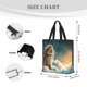 thumbnail image 3 of Easygdp Starry Sky Cloud Cute Rabbit Bolsa Tote para Mujer, Bolso de Hombro para Trabajo, Playa, Viajes, Compras y Supermercado, 3 of 7