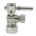 thumbnail image 4 of Westbrass 1/4-Turn Lever Handle Angle Stop Valve, 5/8" OD x 3/8" OD, Polished Nickel, 4 of 5