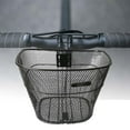 thumbnail image 6 of Bike Basket, Detachable Front Basket for Mountain Bike, Folding Bike, Road Bike, Handle Bar Basket for Shopping, Outdoor, 6 of 10