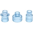 thumbnail image 1 of Portavelas Vixdonos de cristal, color azul claro (3 unidades), 1 of 7