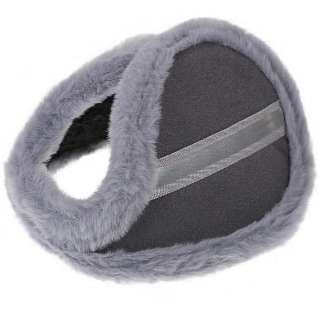 Miangastore Simple Earmuff Grey 1Set 6.3x6.3in