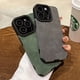 thumbnail image 4 of Funda de cuero de lujo para teléfono, carcasa de silicona suave a prueba de golpes para iPhone 15, 14 Plus, 13, 12 Mini, 11 Pro Max, X, XR, 7, 8 Plus, SE, 4 of 5