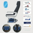 thumbnail image 7 of KROSER 16-inch Underseat Carry On Suitcase with Laptop Compartment, Haze Blue, 7 of 7