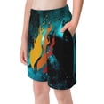 thumbnail image 2 of Prestonplayz Boys Swim Trunks Quick Dry Swimwear Surfing Bathing Suit Drawstring Elastic Waist With Mesh Lining, 2 of 8
