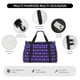 thumbnail image 4 of Fotbe purple argyle Bolsa de Viaje con Estampado, Bolsa de Fin de Semana para Mujer con Compartimento para Zapatos, Bolsa de Gimnasio con Bolsillo Húmedo, 4 of 7