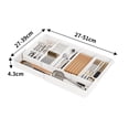 thumbnail image 1 of Yhmxh Caja de almacenamiento retráctil con cajón para habitación, bandeja de almacenamiento de cocina, bandeja desmontable, caja de clasificación para particiones del hogar, 1 of 2