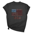 thumbnail image 3 of Karight Womens Patriotic Hot Dog T-Shirt 4th of July Graphic Tee Casual Short Sleeve Crewneck Top, 3 of 3