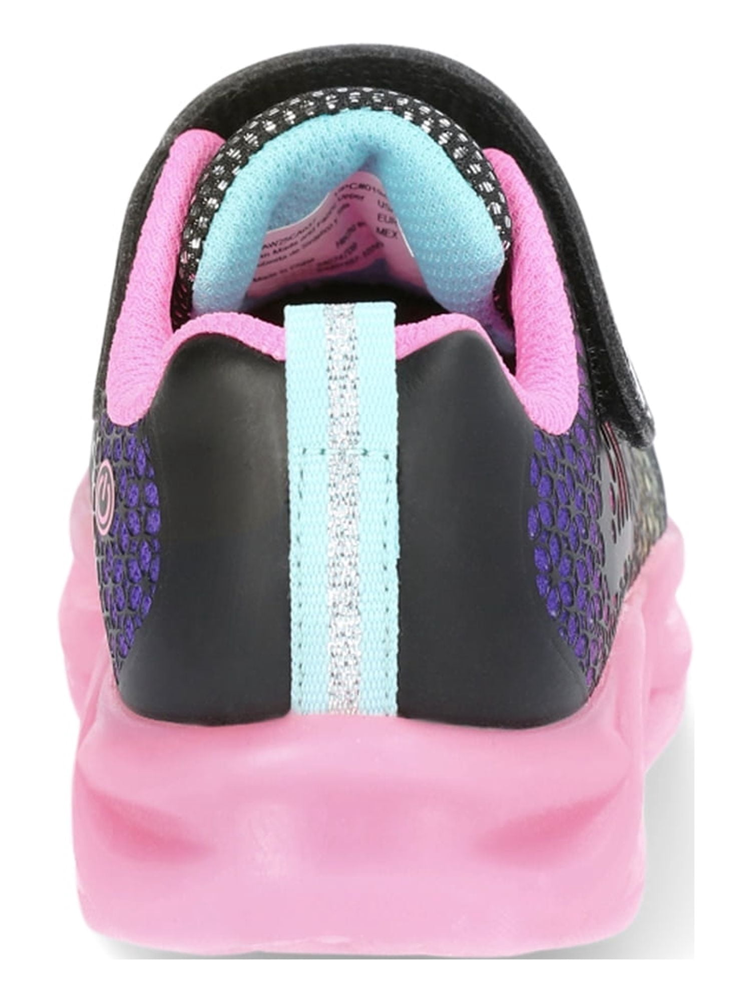 Athletic Works Toddler Girl Butterfly Light Up Sneakers with On/Off Power Button
