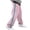 Pink, variant on Black Pants Men Casual Tapered Lounge Pants Baggy Travel Performance Jogging Trousers Pant