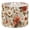 Color 4, variant on Linen Drum Lamp Shades Elegant Vintage Floral Muted Gold Coral Highlights 13" x 13" x 10" Lampshade for Table Lamps Floor Lamps Lamp Shade Replacement Easy Assembly Required