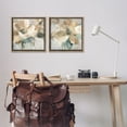 thumbnail image 2 of Stupell Industries Abstract Beige Flowers Botanical & Floral Painting Brown Floater Framed Canvas Art Print Wall Art, 18 x 18, Set of 2, 2 of 9