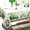 Happy St Patricks Day, variant on Spring Summer Tablecloth Waterproof Fabric Oblong Oval Tablecloths, Green Bird Floral Table Cover Oval 60 x 120 for Kitchen Dining, Restaurant