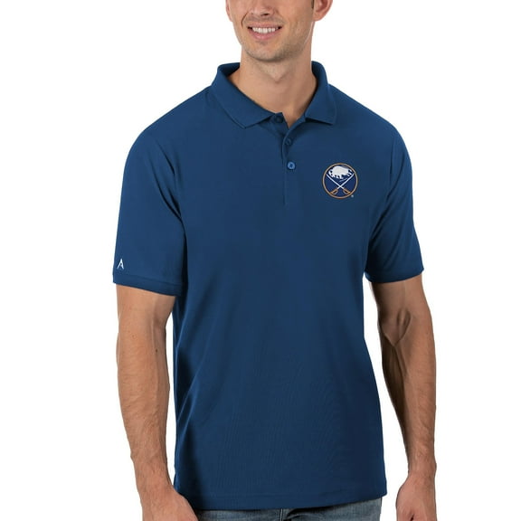 Men's Antigua Royal Buffalo Sabres Legacy Pique Polo