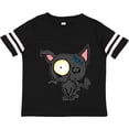 thumbnail image 3 of Inktastic Goth Animals Pets Black Cat Boys or Girls Toddler T-Shirt, 3 of 5