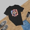 thumbnail image 5 of Patriotic Shih Tzu Celebrates 4th of July Shirt T-shirt Unisex Merch Lion Dog Lover Gifts - 02009, 5 of 6