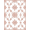 Blush Pink Ivory, Pattern 5, variant on ODIKA 8'x10' Washable Area Rug Scatter Vintage Dainty Rosebud Clusters Pink Ditsy Refined for King Size Bedroom Under Bed, Master Suite, Non-Shedding, Easy Care
