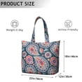 thumbnail image 5 of Colorful Paisley Boho Duffel Vintage Floral Weekender Bag with Artistic Ethnic Pattern, Chic Mala Inspired Design, 5 of 5