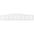 thumbnail image 4 of vidaXL Gabion Basket Arched Gabion Basket Planter for Flower Galvanized Iron, 4 of 6