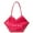 Pink, variant on PVC Paper Women Tote Shoulder Bag Large Capacity Waterproof Handle Bag Trendy Washed Armpit Bag for Work Date