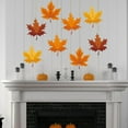 thumbnail image 4 of Oliegs Fall Thanksgiving Hanging Swirls Big Maple Leaf Hanging Swirls Ceiling For Thanksgiving Party Autumn Ceiling Hanging 8Pcs, 4 of 7