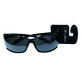 thumbnail image 2 of Black & Gray Colored Acrylic Sport-Sunglasses With Logo Accents #3928, 2 of 2