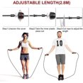 thumbnail image 3 of corde Sauter Pour Adulte (noir) Corde Sauter Rglable Pour Homme, Femme Et Enfant Utilisez La Corde Sauter Pour Brler Les Graisses, Faire De L, 3 of 5