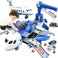 thumbnail image 3 of BESTSKY Toddler Boy Toys Airplane Engineering Toys Multiple Themes of Airplane Toys with Lights & Realistic Sound Effects Kids Favorite Gifts for Kids, 3 of 7