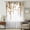 Brown, variant on Blue Eucalyptus Leaves Sheer Curtains 72 Inches Long, Weeping Spring Botanical Summer Light Filering Curtains, Breathable Simi Curtain Privacy Drapes for Living Room Bedroom Window Treatment