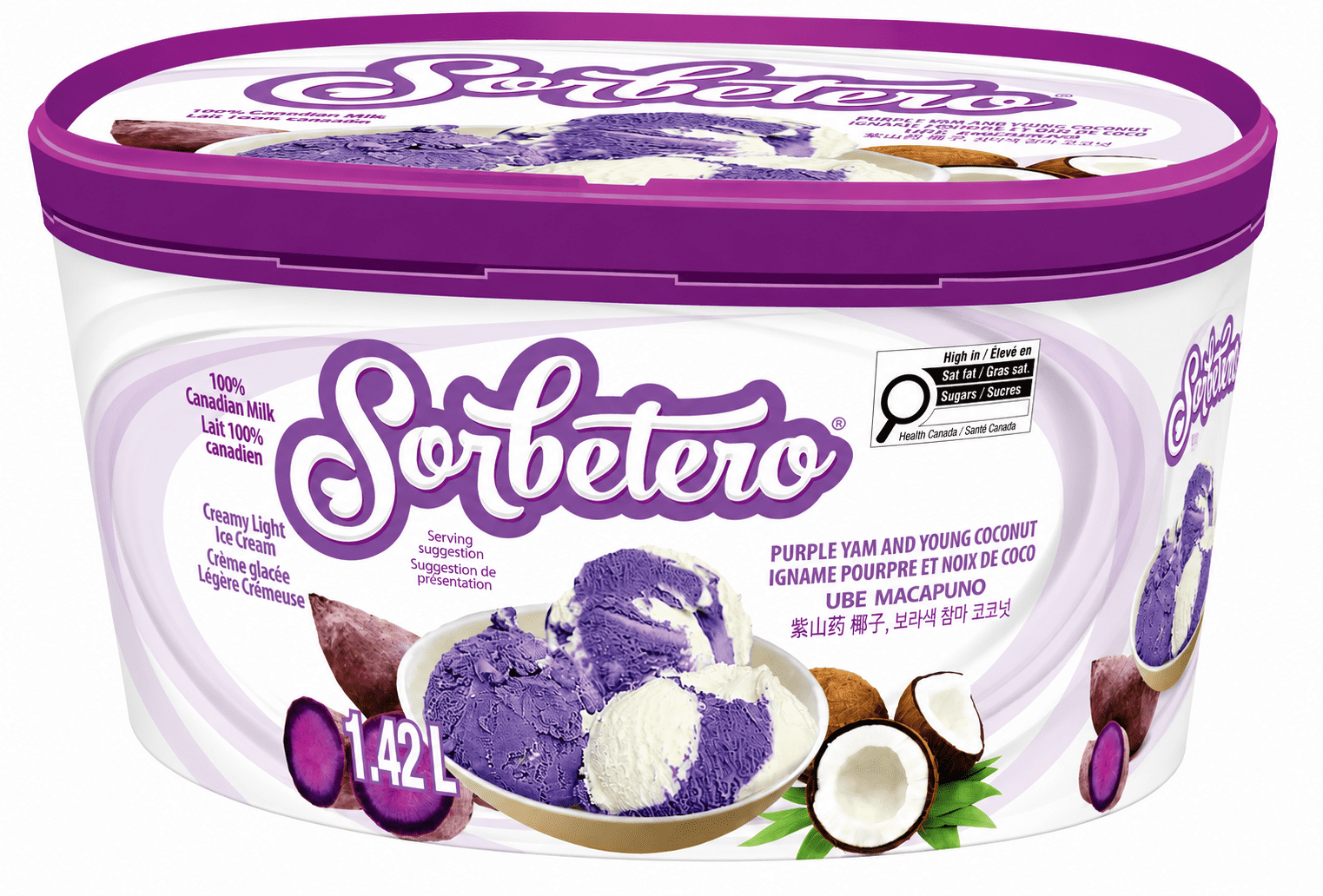 Sorbetero Crème Glacée Ube Macapuno