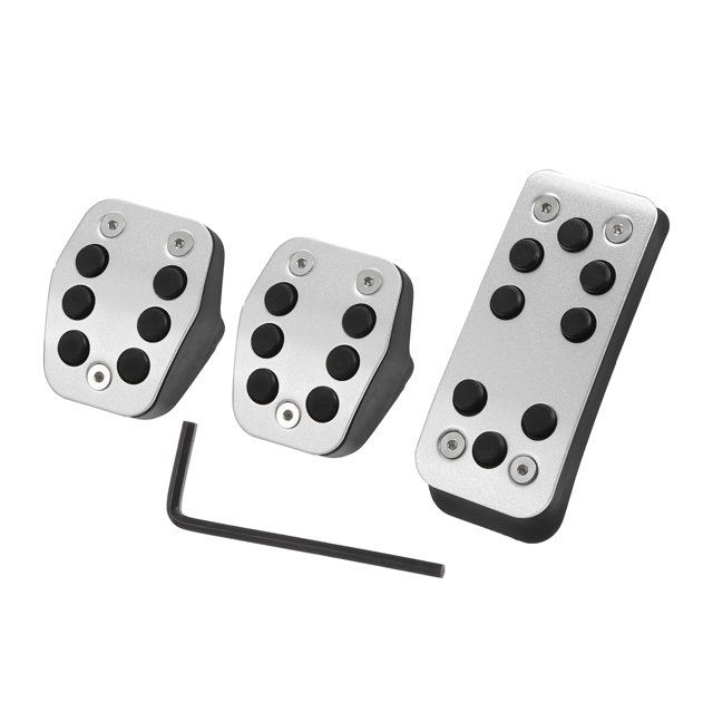 Cubierta de pedal de Acelerador y freno Unique Bargains 3 Uds para Ford Focus