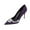 Purple, variant on XYD Women Stylish Snake Rhinestones Pointy Close Toe Pumps Stiletto Thin High Heel Slip On Ladies Evening Shoes Size 7 Purple