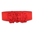 thumbnail image 3 of Cinturón de cintura elástica Cinturón ancho de la aleación para mujeres para la decoración de la blusa de ropa Rojo, 3 of 8