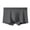 Dark Gray, variant on Rohuuque Men's Boxer Briefs Cotton Invisibles Breathable Shorts Panties Thin Low-rise Sport Lightweight Elastic Underwear Black