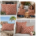 thumbnail image 5 of Fall Maple Leaf Outdoor Waterproof Pillow Covers, Vintage Red Orange Beige Autumn Leaves Decorative Square Throw Pillowcase Sofa Cushion Sham for Patio/Couch/Chair, 20"x20" 2 Pack, 5 of 8