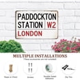 thumbnail image 6 of Vintage Paddington Station London W2 Metal Tin Sign 8 x 12 Inch Retro Room Decor for Home Kitchen Bar Bathroom Indoor Outdoor, 6 of 6
