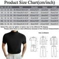 thumbnail image 3 of Men Regular Fit Basic Lightweight Short Sleeve Pullover Top Mock Turtleneck T-Shirt, 3 of 6