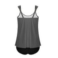 thumbnail image 6 of Karight Womens Tankini Swimsuits 2 Piece Bathing Suit Flowy Ruffle Tankini Tops with Swim Shorts, 6 of 7