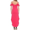 thumbnail image 3 of White Mark Women's Cold Shoulder Maxi Sundress, Sizes S-XL, 3 of 6