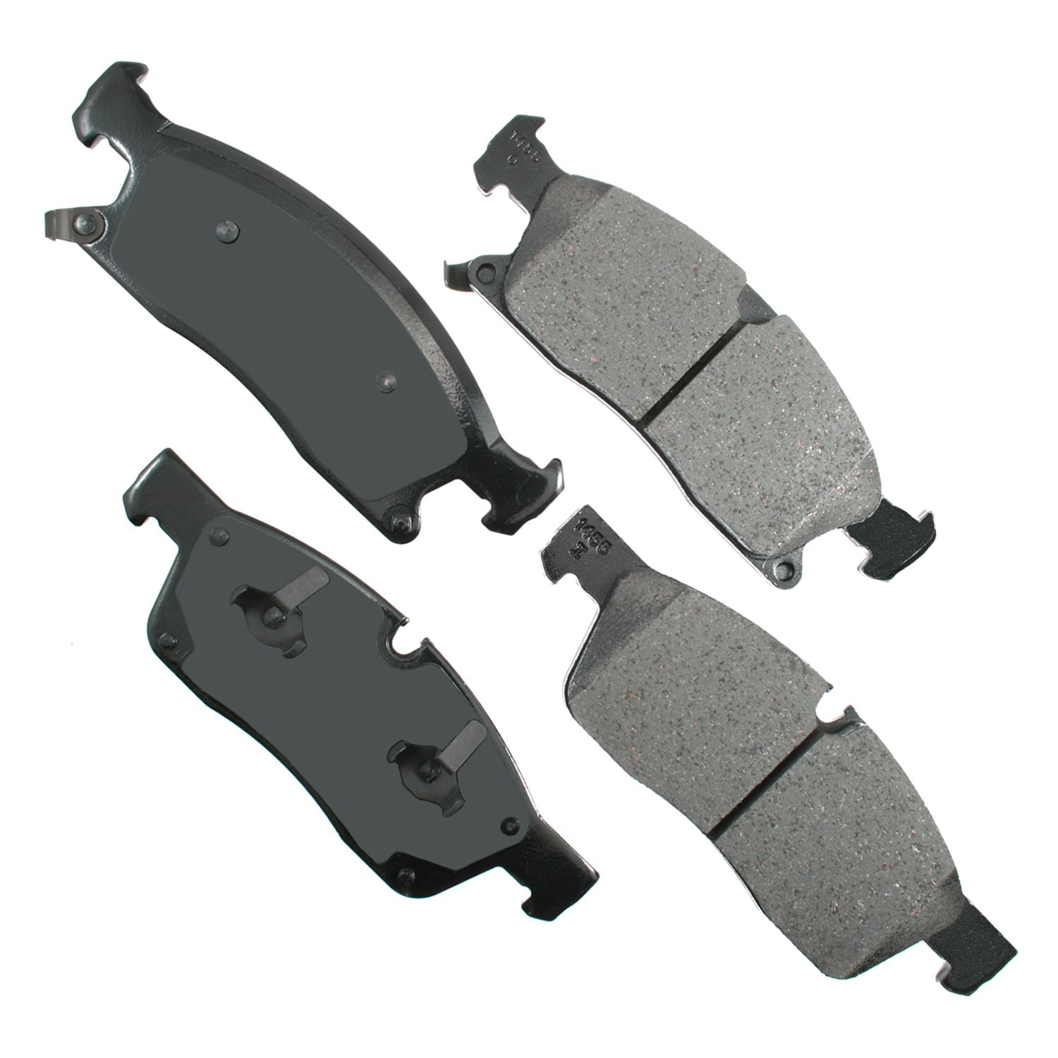 Akebono Pro-ACT Disc Brake Pad Set Fits select: 2011-2018,2020-2022 JEEP GRAND CHEROKEE
