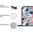 thumbnail image 5 of Flamingo Oven Mitts and Pot Holders 4 Pcs Sets for Kitchen, Cooking Gloves Heat Resistant Oven Mitt Gloves Non Slip Potholders BBQ Gloves for Grilling, BBQ, 5 of 6