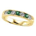 thumbnail image 2 of Karina B� Round Diamond and Tsavorite Band, 2 of 9