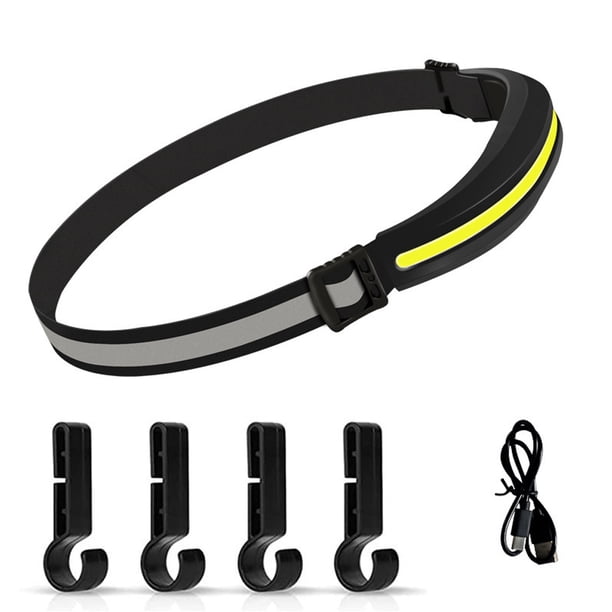 Linterna frontal LED Luz recargable USB-C, Linterna frontal ligera - Lámpara frontal ligera para acampar