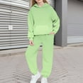 thumbnail image 5 of vdgthytj Boys Girls Sweatsuit 2 Piece Sweatsuits for Kids Gradient Sweatshirts and Jogger Sweatpants Sweat Set, 5 of 6
