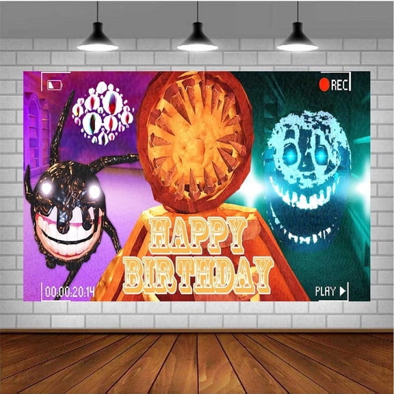 Doors Figure Backdrop Party Supplies Wall Decor Banner Poster Birthday Decorations Background for Photography Taspestry