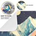 thumbnail image 3 of Yayeee Dish Drying Mat for Kitchen Counter Ultra Absorbent Easy Clean Pad 24x18", Evening Mountain Road, 3 of 7